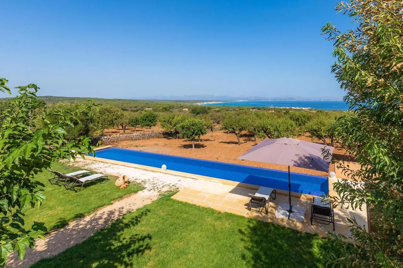 Finca Ca'N Jaumi, Un Paraiso Con Vista Al Mar Y A La Montana Арта Вилла