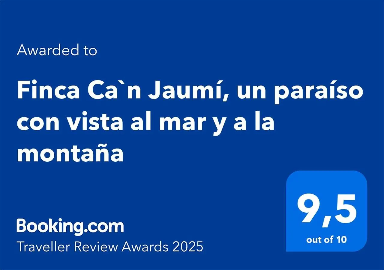 Finca Ca'N Jaumi, Un Paraiso Con Vista Al Mar Y A La Montana Арта Испания